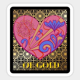 Heart of Gold Sticker